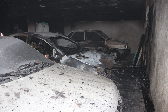 burned Cars